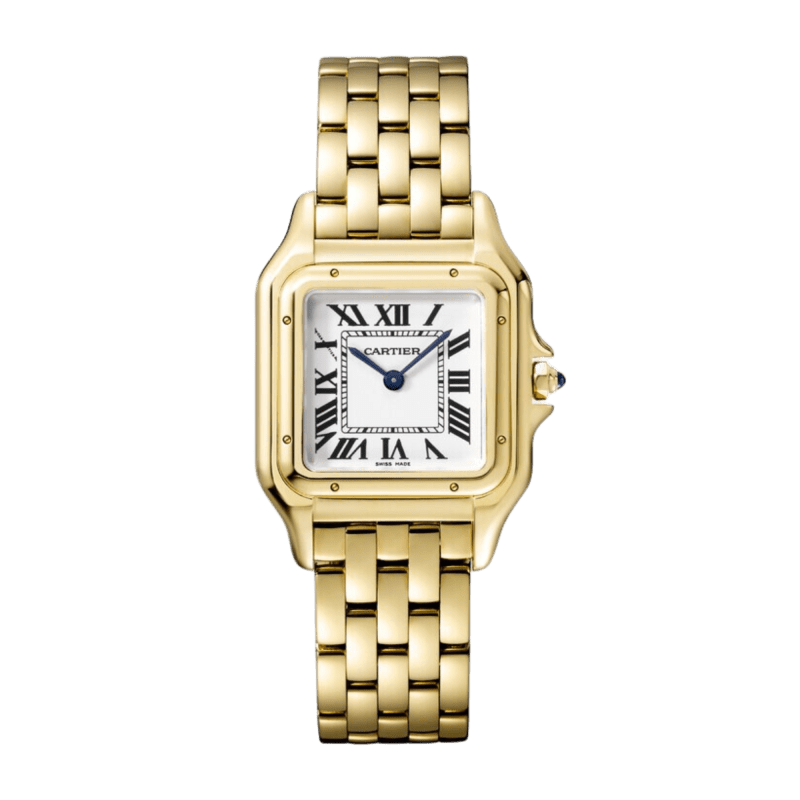 Photo of Panthère de Cartier Yellow Gold White Dial 23mm
