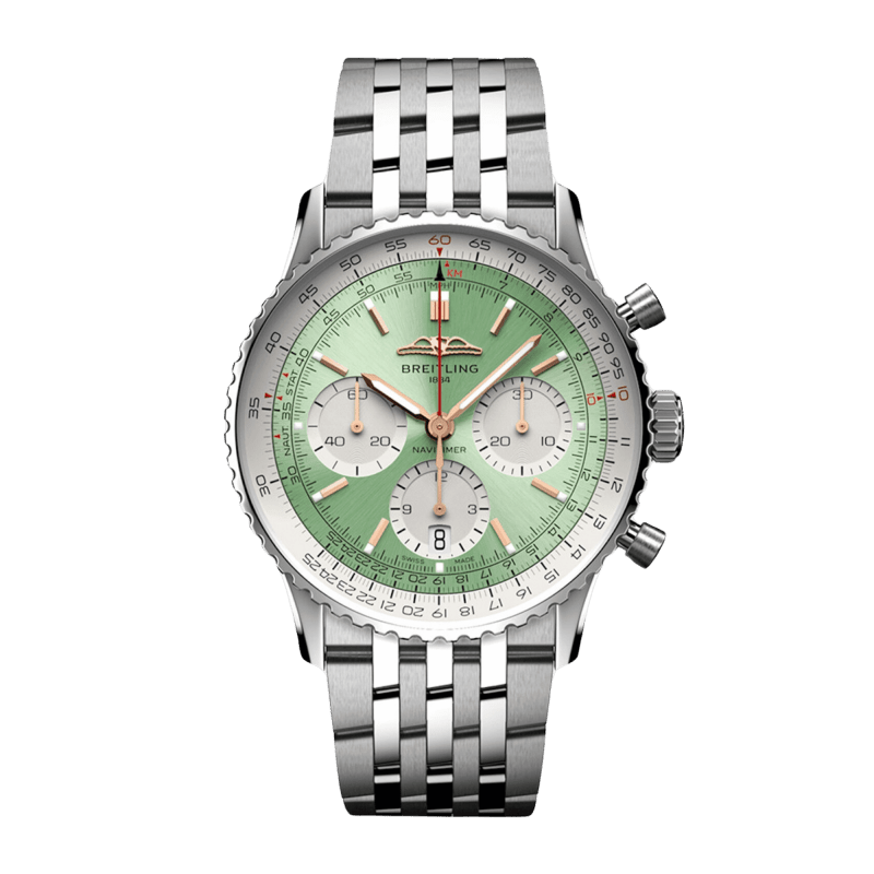 Photo of Navitimer B01 Chronograph Steel Green Dial 41mm