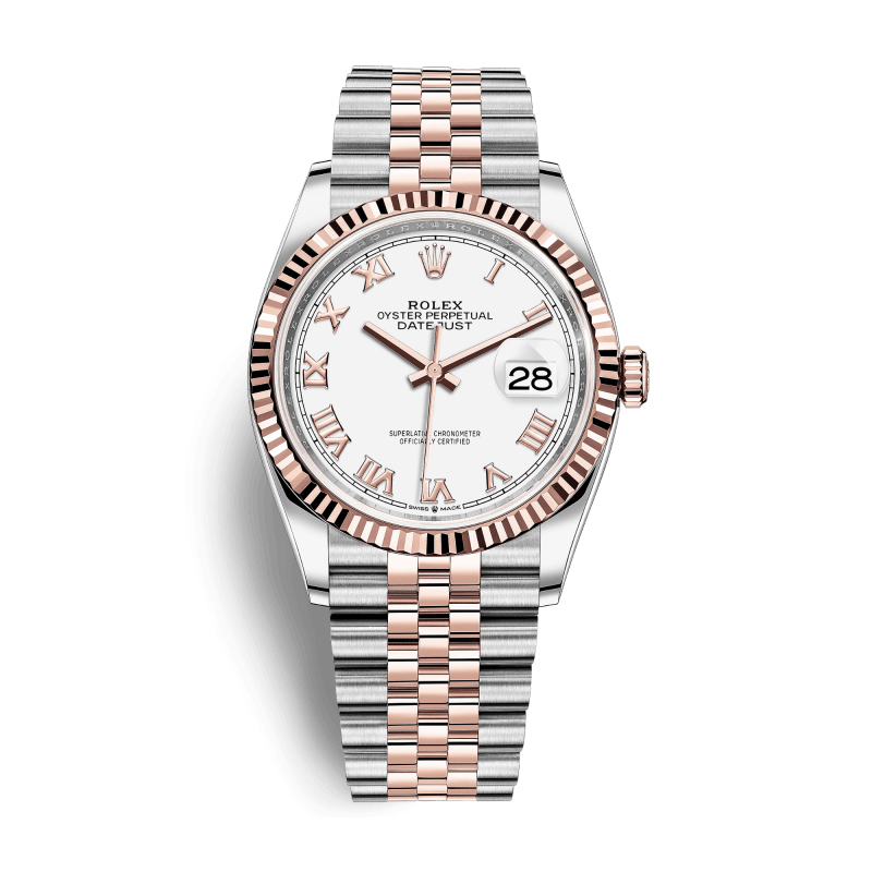 Photo of Datejust Rose Gold & Steel Jubilee White Dial 36mm