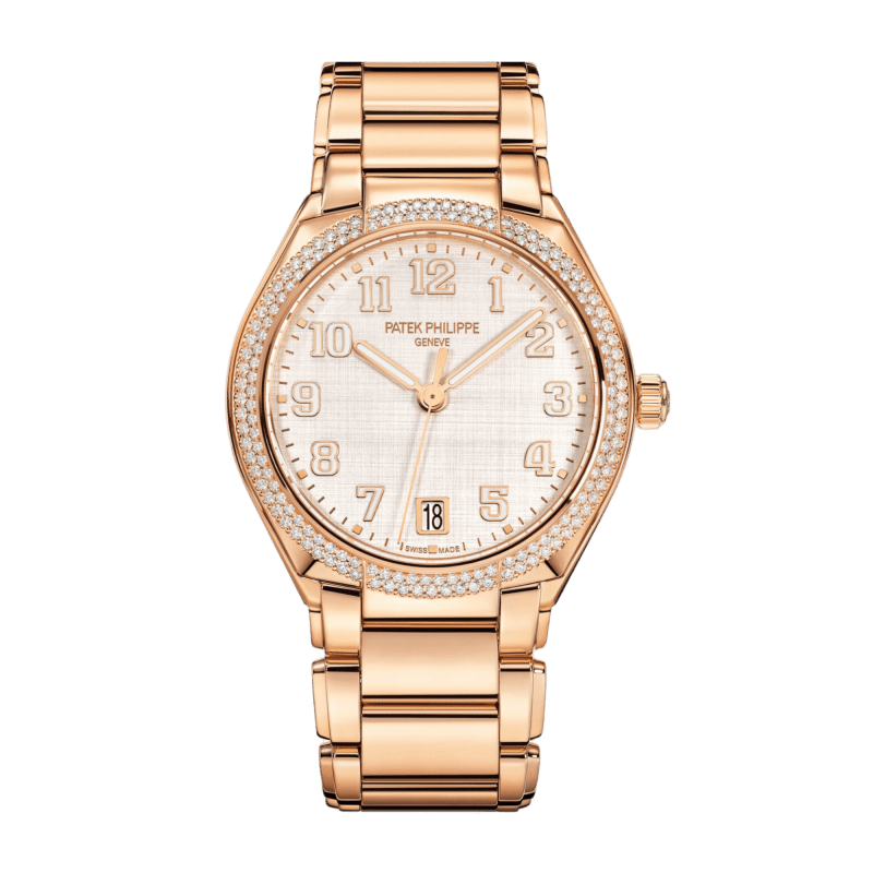 Photo of Twenty~4 Rose Gold Diamond Shantung Silk Dial 36mm