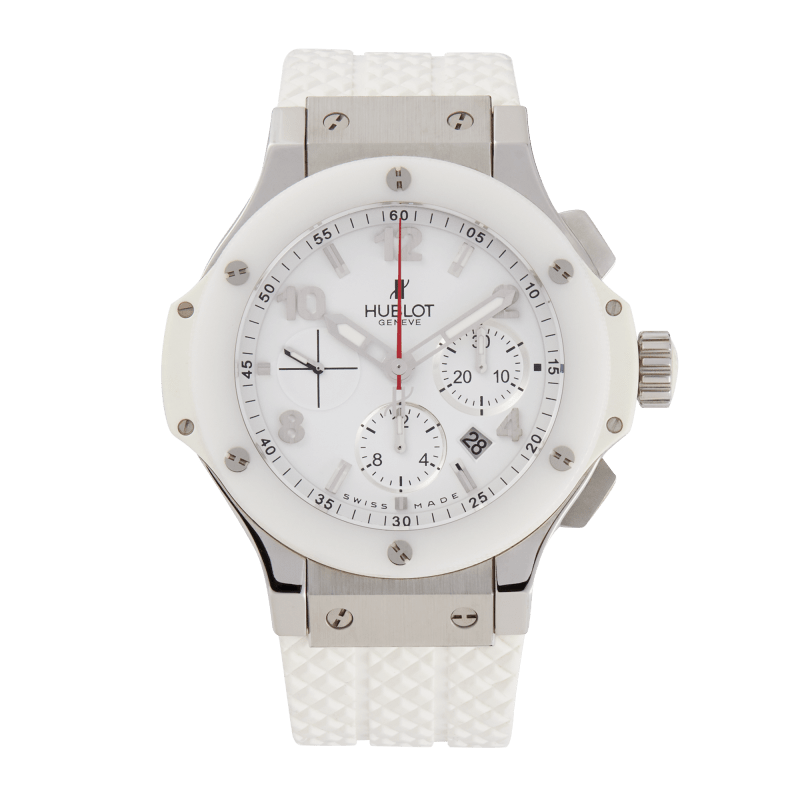Photo of Big Bang Chronograph "St. Moritz" Steel White Dial 44mm