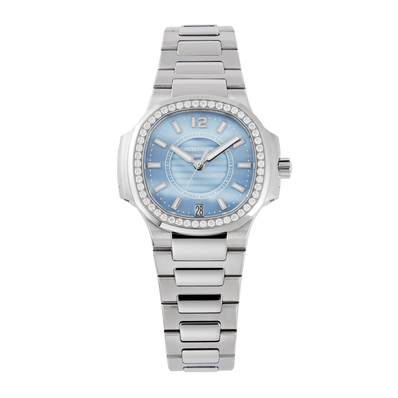 Photo of Nautilus Steel Diamond Blue Dial 33mm