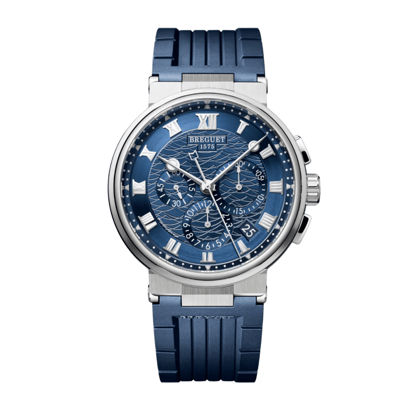 Photo of Marine Chronograph White Gold Blue Dial 42mm