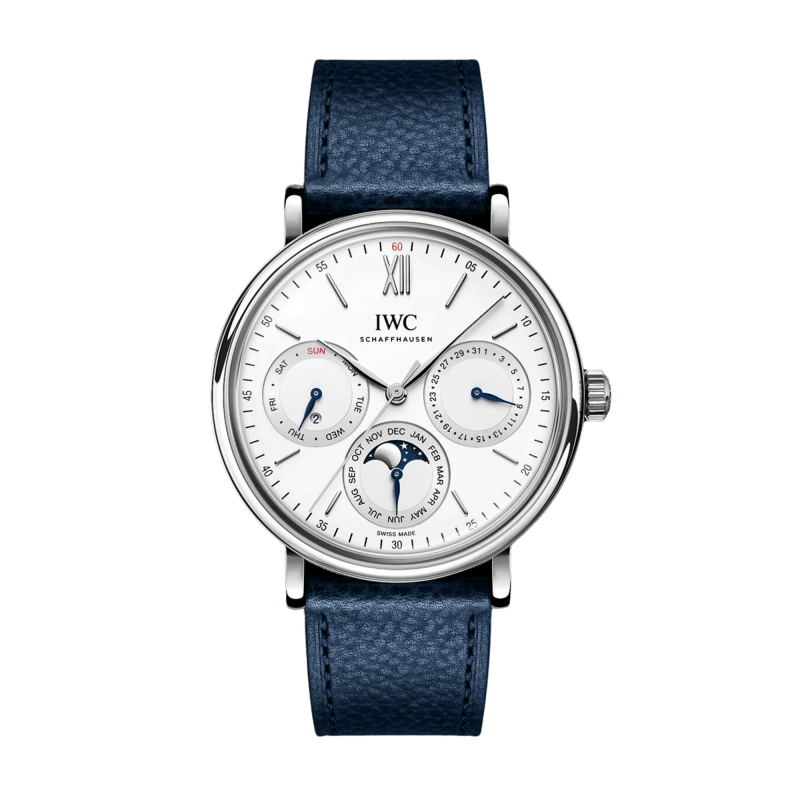 Photo of Portofino Perpetual Calendar Steel Silver Dial 40mm