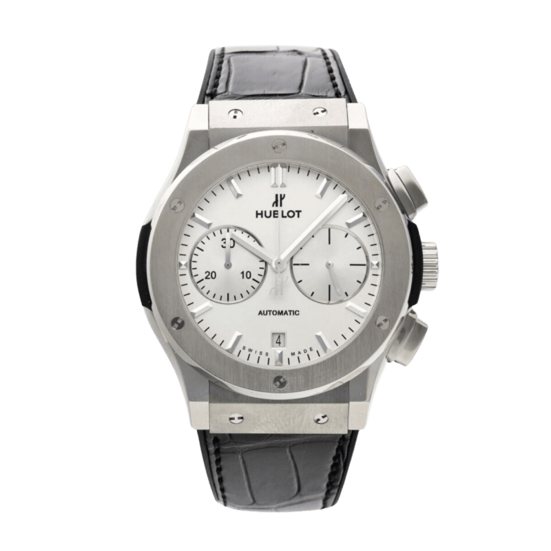 Photo of Classic Fusion Chronograph Titanium White Dial 45mm
