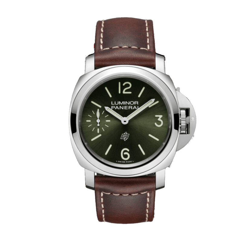 Photo of Luminor Logo Steel Green Dial 44mm