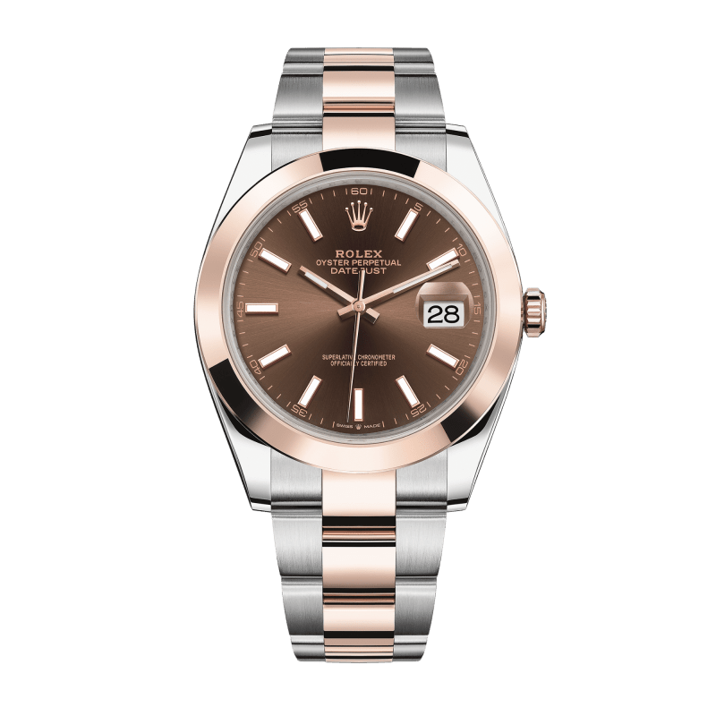 Photo of Datejust Rose Gold & Steel Brown Dial 41mm