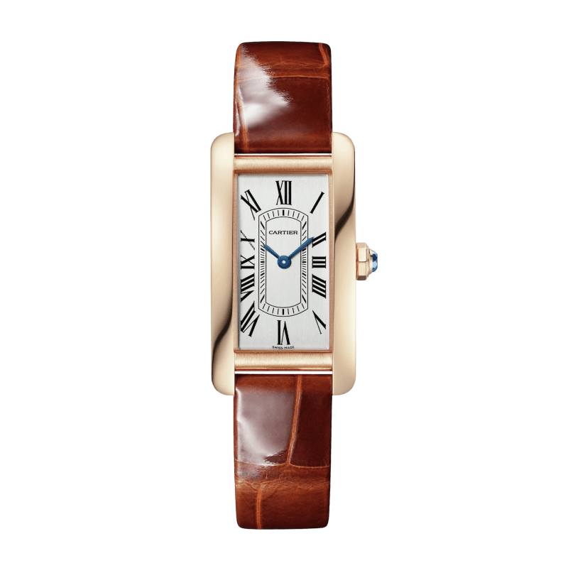 Photo of Tank Americaine Rose Gold Silver Dial 19mm