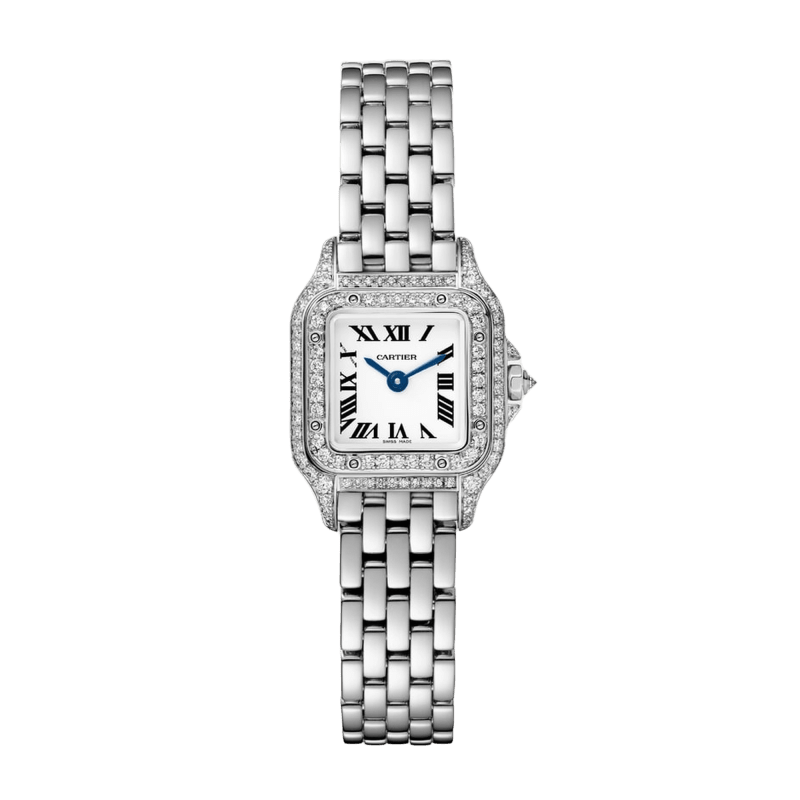 Cartier Panthère de Cartier Rose Gold Diamond Silver Dial 20mm