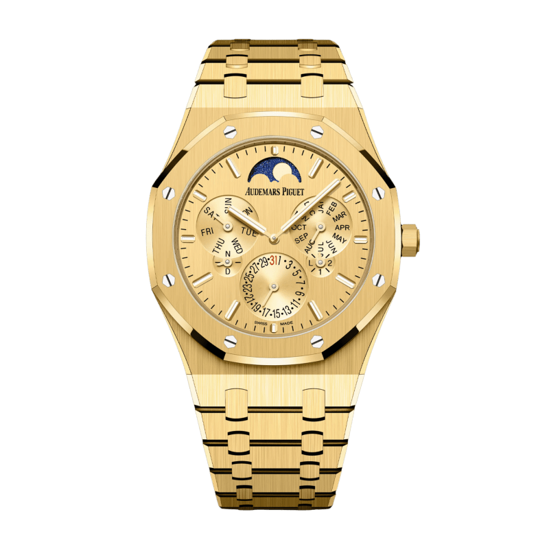Photo of Royal Oak Perpetual Calendar Ultra-Thin Limited Edition Yellow Gold Gold Dial 41mm