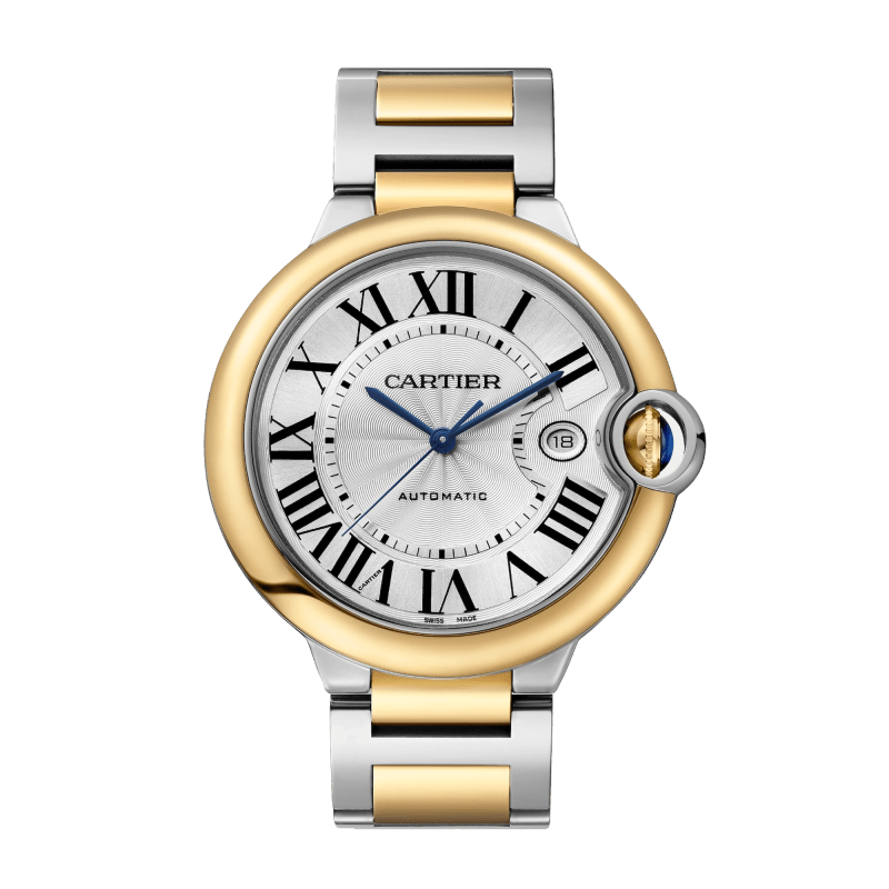 Photo of Ballon Bleu de Cartier Yellow Gold & Steel Silver Dial 42mm