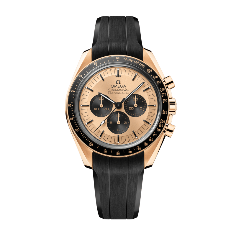 Photo of Speedmaster Yellow Gold Champagne Dial 42mm