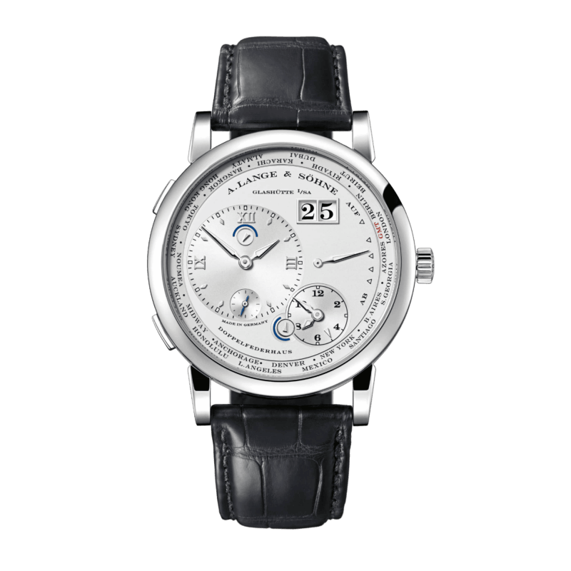 Photo of Lange 1 Timezone White Gold Silver Dial 41mm