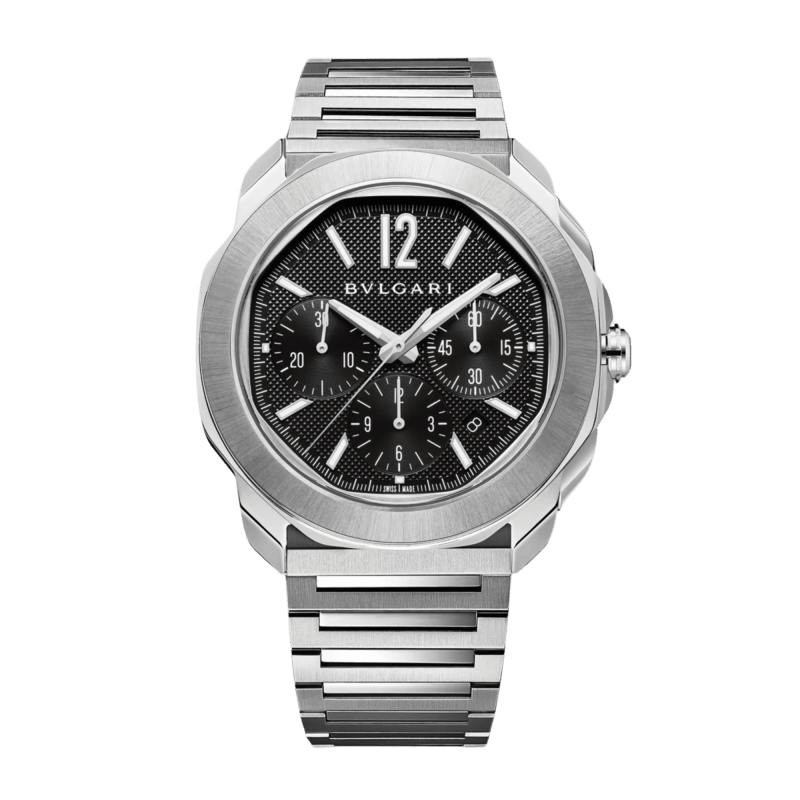 Photo of Octa Roma Chronograph Steel Black Dial 42mm