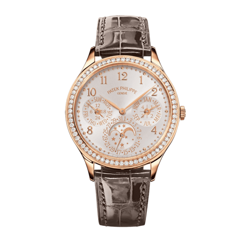 Photo of Perpetual Calendar Rose Gold Diamond White Dial 35mm