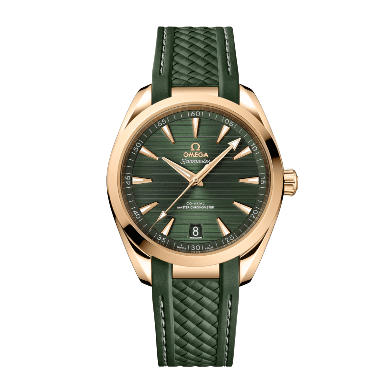 Photo of Aqua Terra Yellow Gold Green Dial 41mm