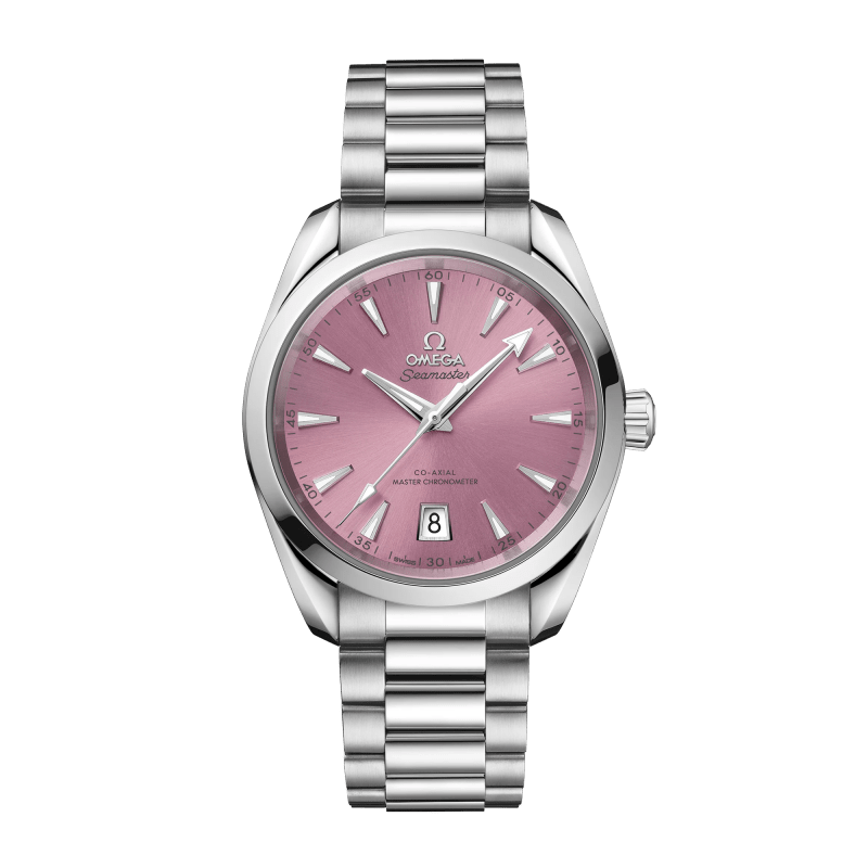 Photo of Aqua Terra Steel Pink Dial 38mm