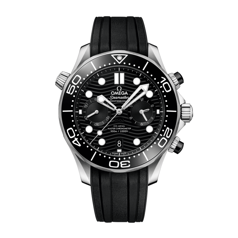 Photo of Seamaster Diver 300m Chronograph Steel Black Dial 44mm