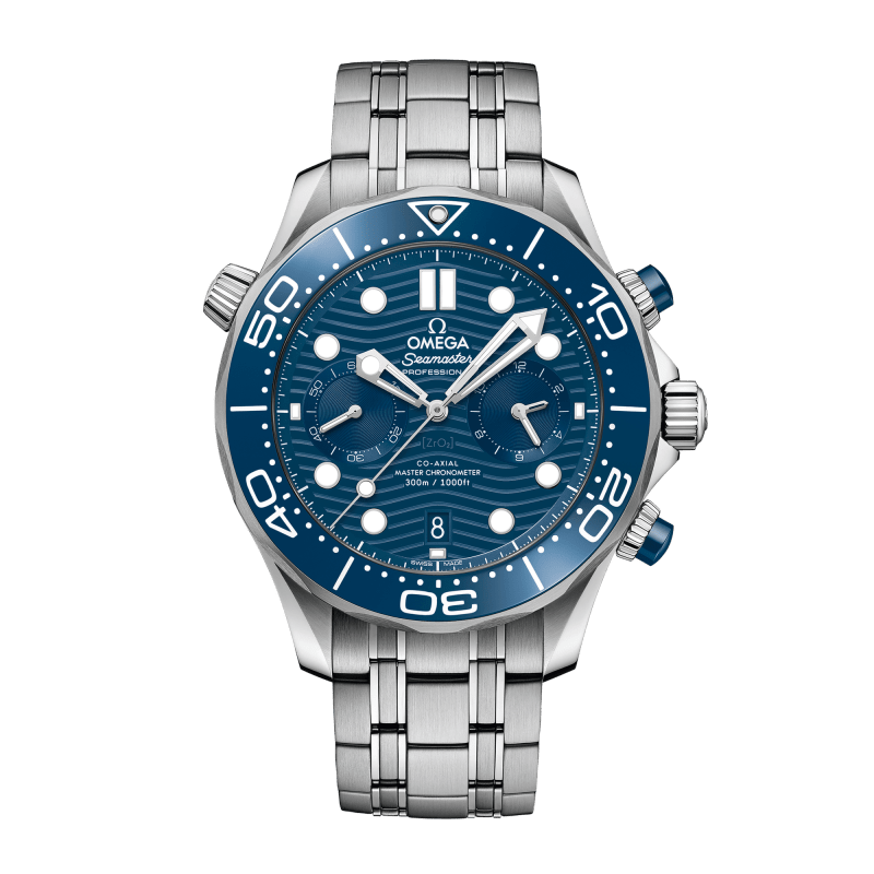 Photo of Seamaster Diver 300m Chronograph Steel Blue Dial 44mm