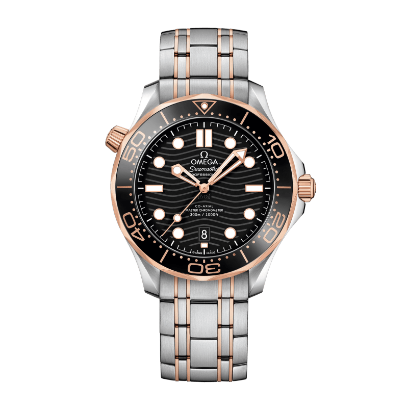 Photo of Seamaster Diver 300m Rose Gold & Steel Black Dial 42mm