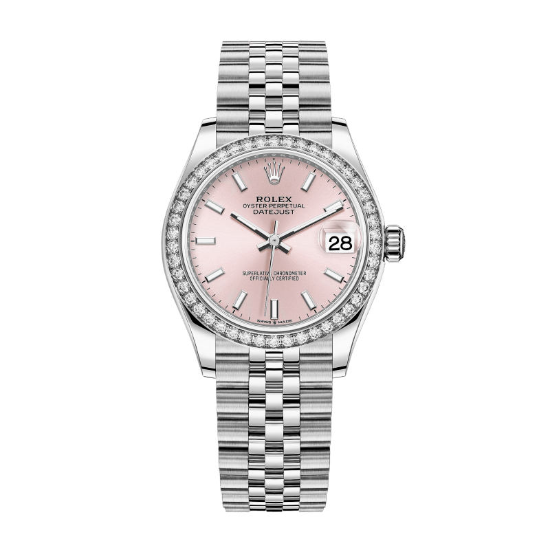 Photo of Datejust Steel Diamond Jubilee Pink Dial 31mm