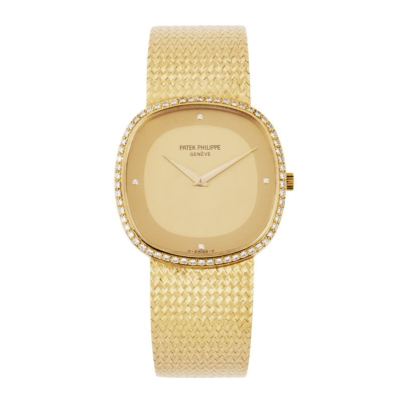 Photo of Vintage Ellipse Yellow Gold Champagne Dial 33mm