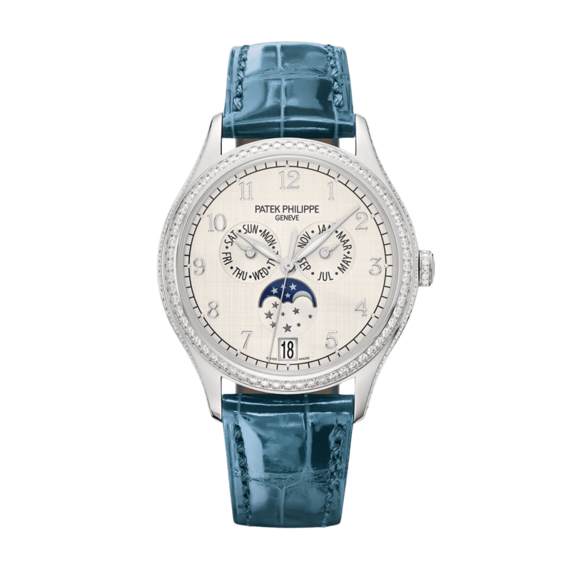 Photo of Annual Calendar White Gold Diamond Silver Dial 38mm