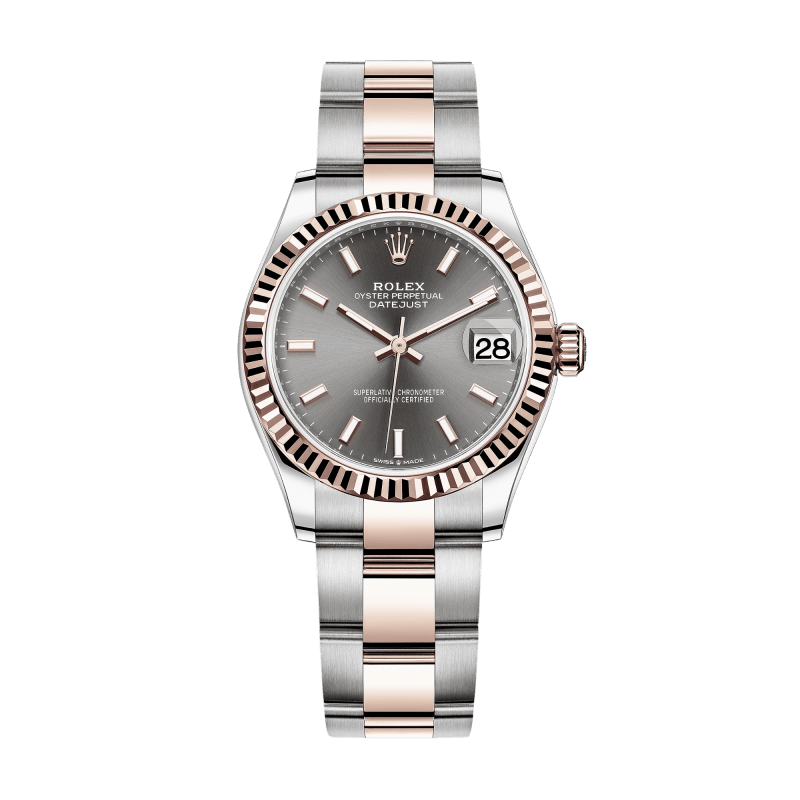 Photo of Datejust Rose Gold & Steel Grey Dial 31mm
