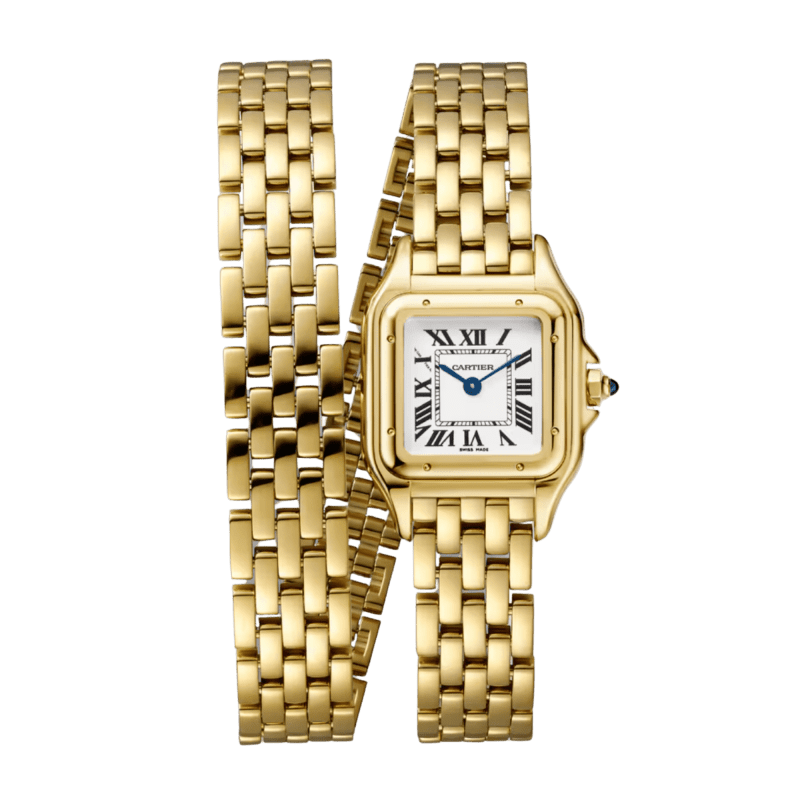 Photo of Panthère de Cartier Yellow Gold White Dial 30mm