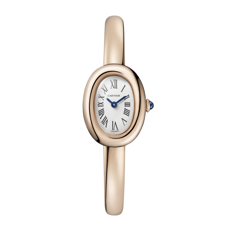 Photo of Baignoire de Cartier Size 15 Rose Gold Silver Dial 24mm