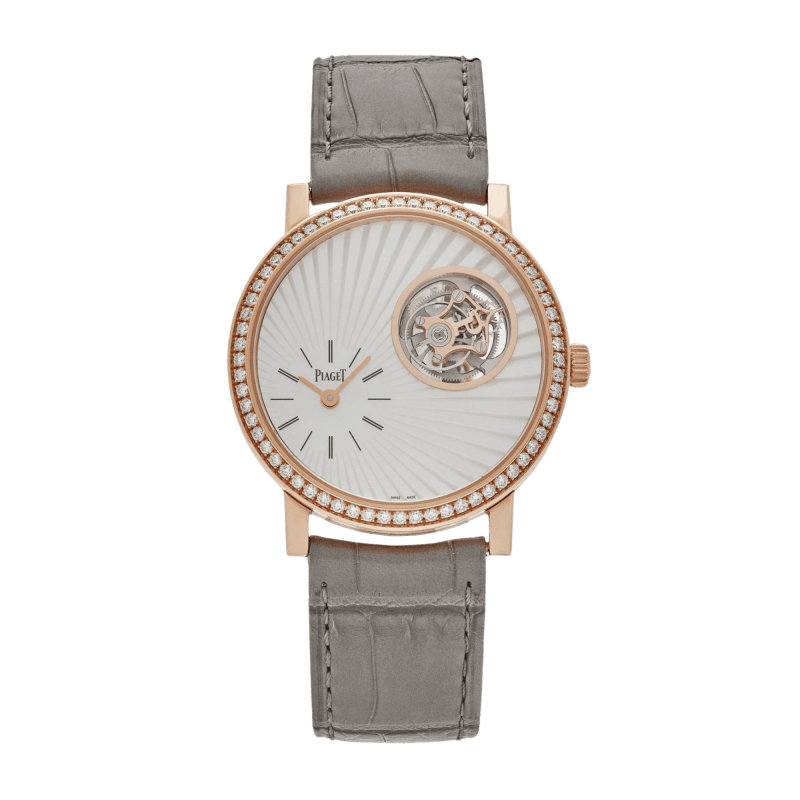 Photo of Altiplano Tourbillon Rose Gold Diamond Mother of Pearl Dial 38mm