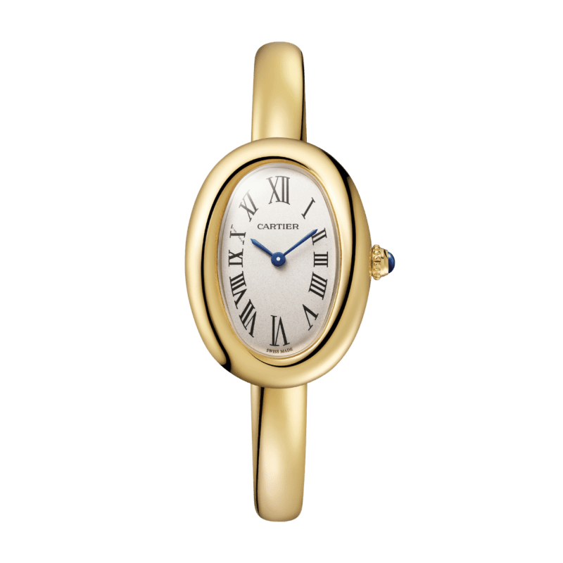 Photo of Baignoire de Cartier Size 15 Yellow Gold Silver Dial 31mm