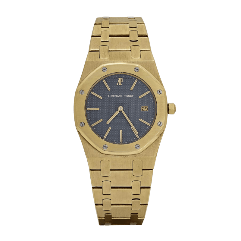 Photo of Vintage Royal Oak Yellow Gold Grey Dial 33mm