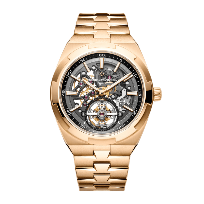 Photo of Overseas Tourbillon Rose Gold Skeleton Dial 43mm