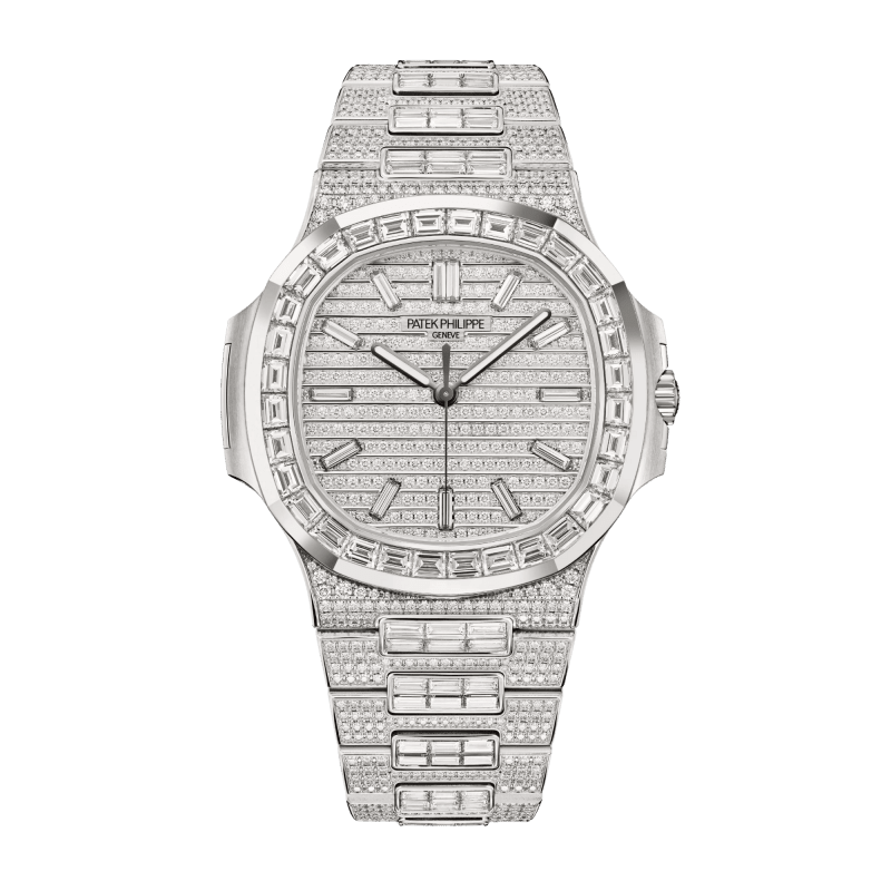 Photo of Nautilus Haute Joaillerie White Gold Diamond Pave Dial 41mm