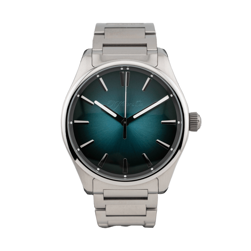 H. Moser & Cie. Pioneer Centre Seconds Steel Beige Dial 40mm