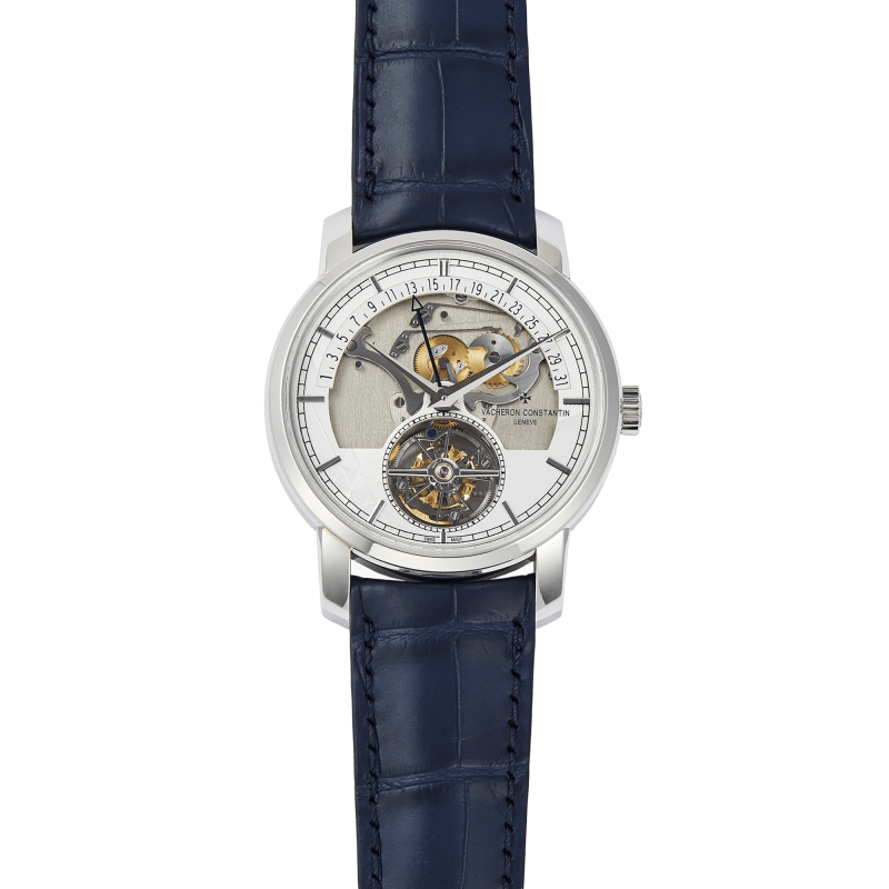 Photo of Traditionnelle Retrograde Date Platinum Openface 41mm