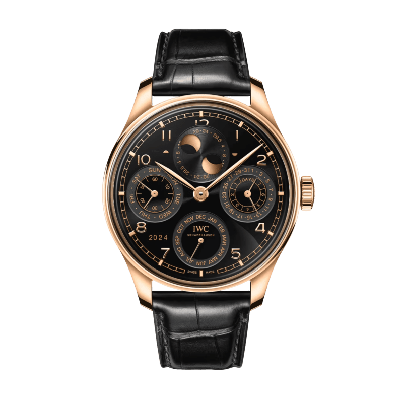 Photo of Portugieser Perpetual Calendar Armour Gold Black Dial 44mm