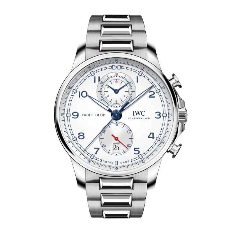 Photo of Portugieser Series Sailing Elite Chronograph Steel Silver Dial 45mm