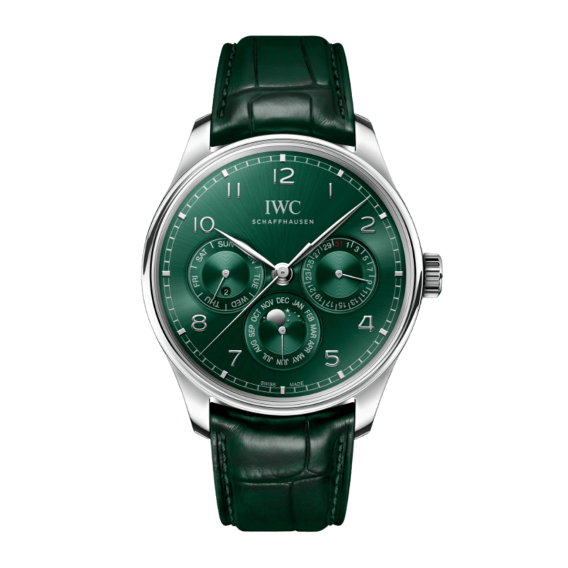 Photo of Portugieser Perpetual Calendar Steel Green Dial 42mm