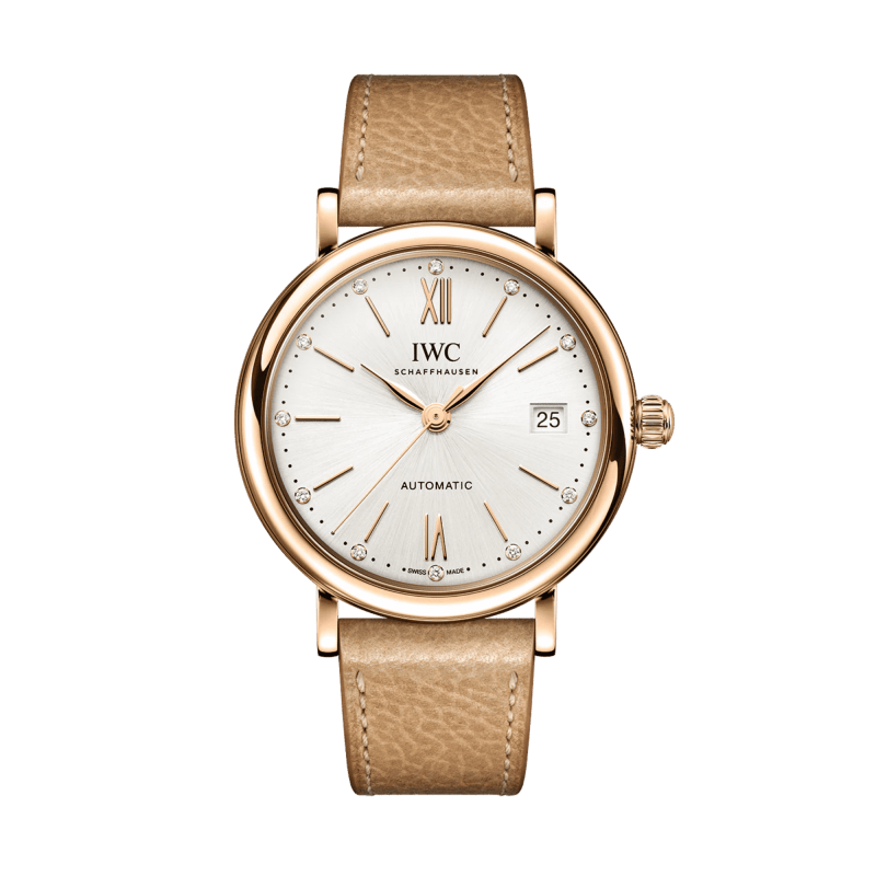 Photo of Portofino Rose Gold Silver Dial 37mm