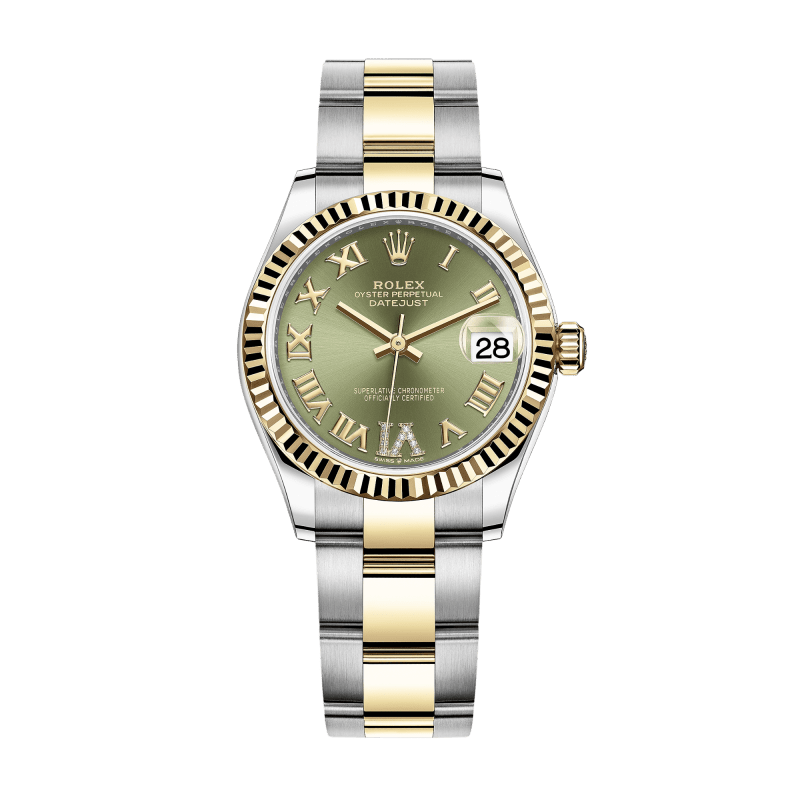 Photo of Datejust Yellow Gold & Steel Green Dial 31mm