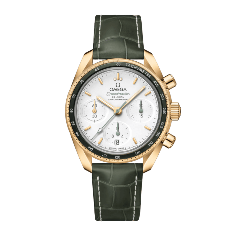 Photo of Speedmaster Yellow Gold Silver Dial 38mm