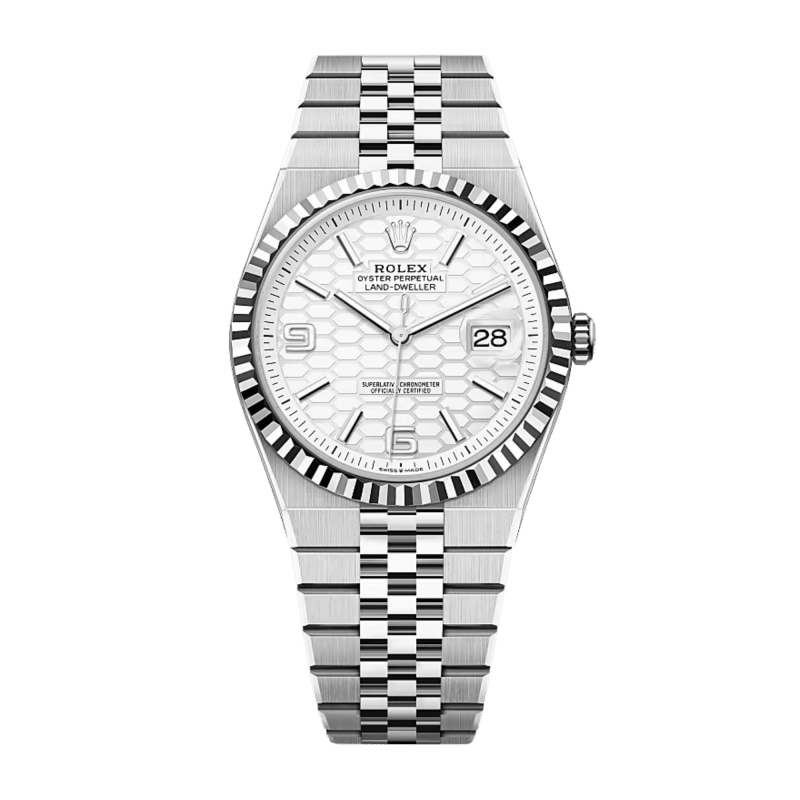 Rolex Land-Dweller Steel Jubilee White Dial 36mm 127234-0001