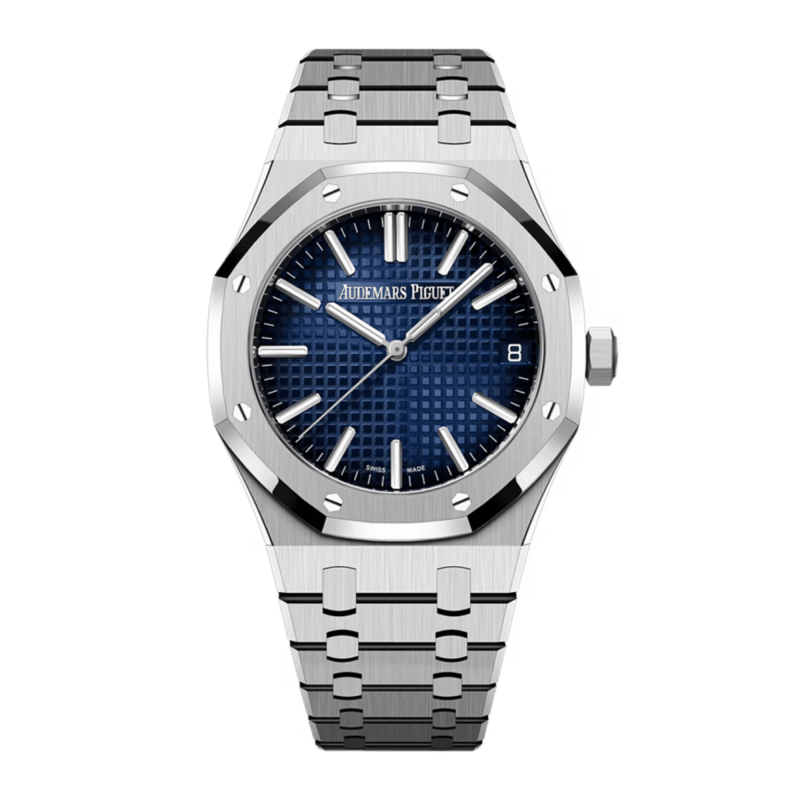 Audemars Piguet Royal Oak Chronograph Rose Gold Blue Dial 41mm
