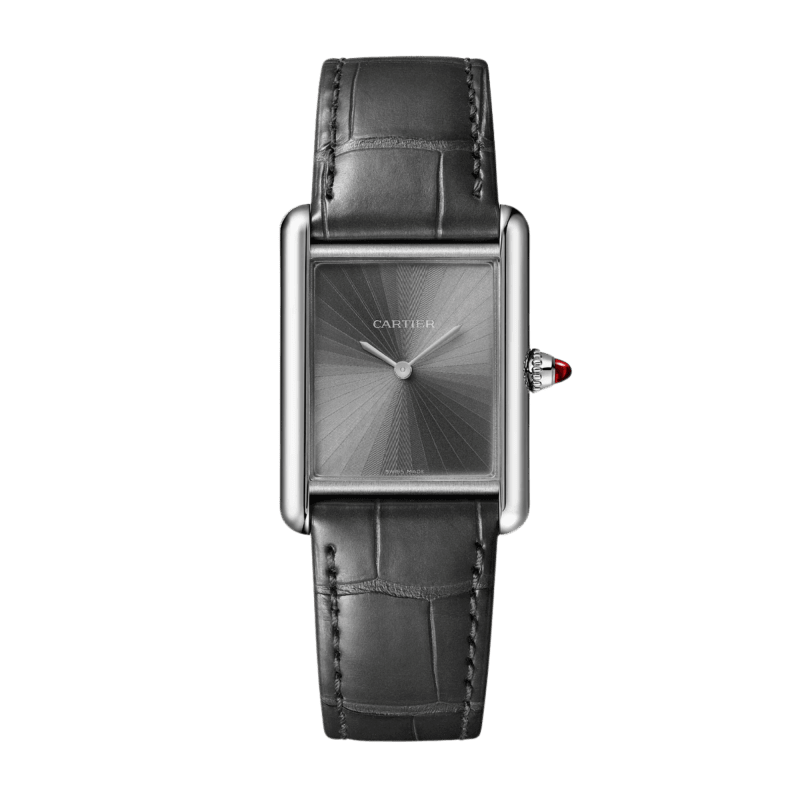 Photo of Tank Louis Platinum Grey Dial 25mm