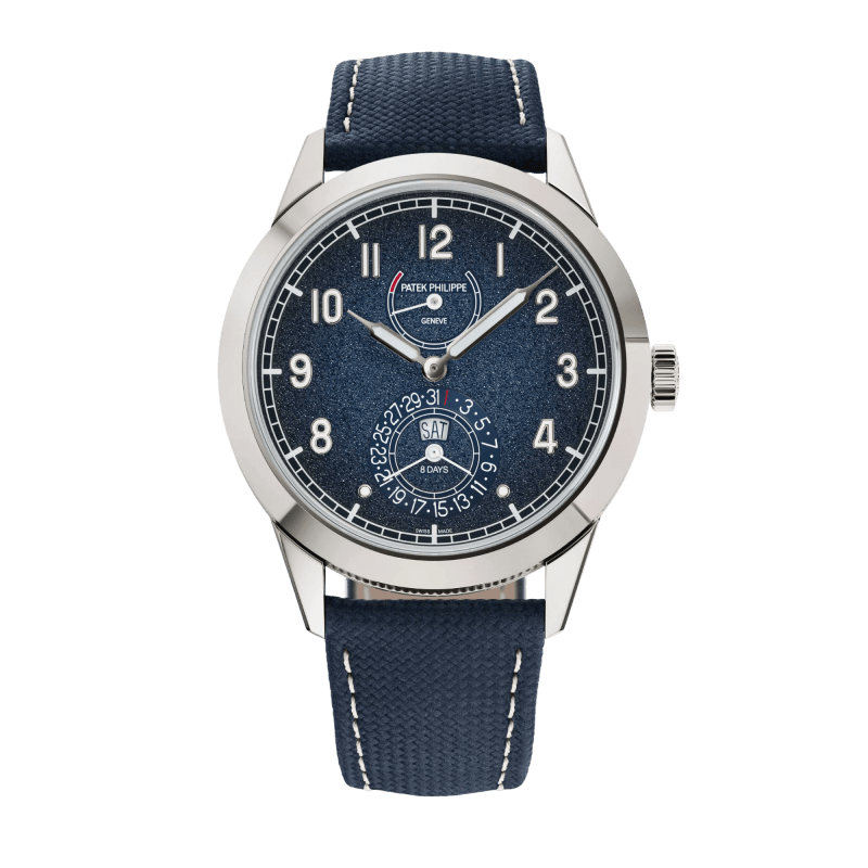 Photo of Calatrava 8-Day White Gold Blue Dial 41mm
