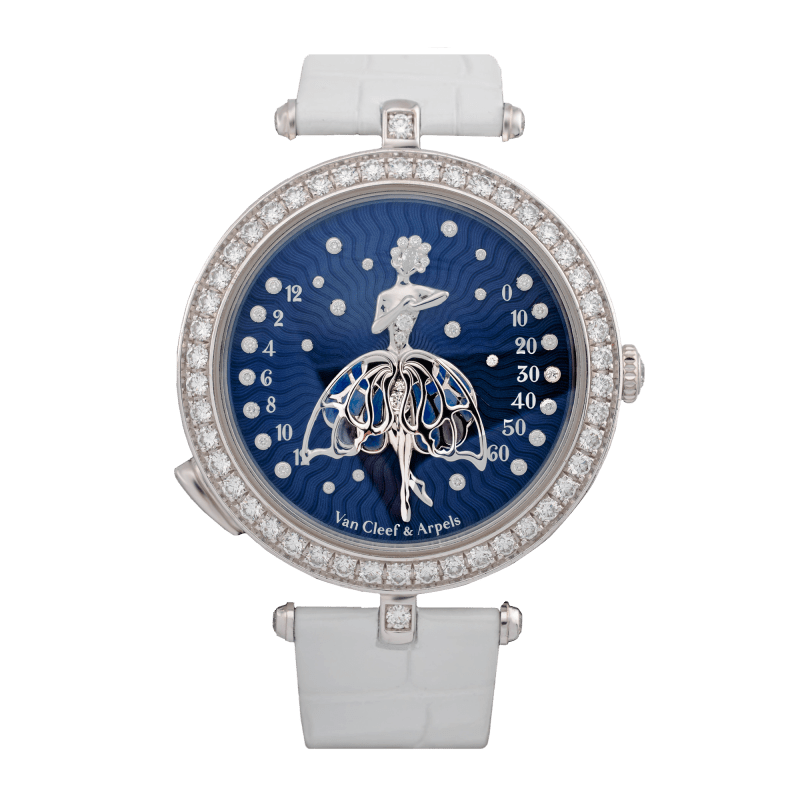 Van Cleef & Arpels Vintage Alhambra White Gold Mother of Pearl