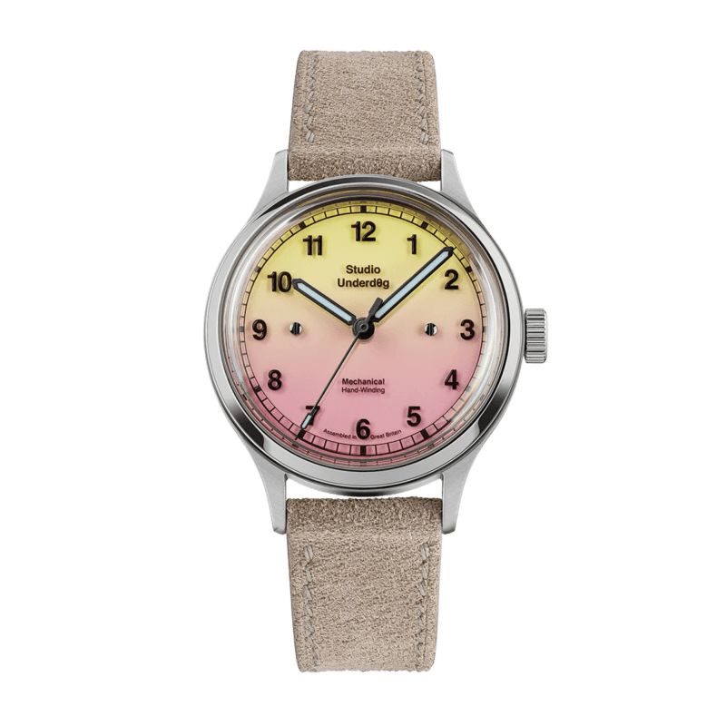 Studio Underd0g Watermelon (Gen2) Steel Pink Green Dial 38mm 01WMB