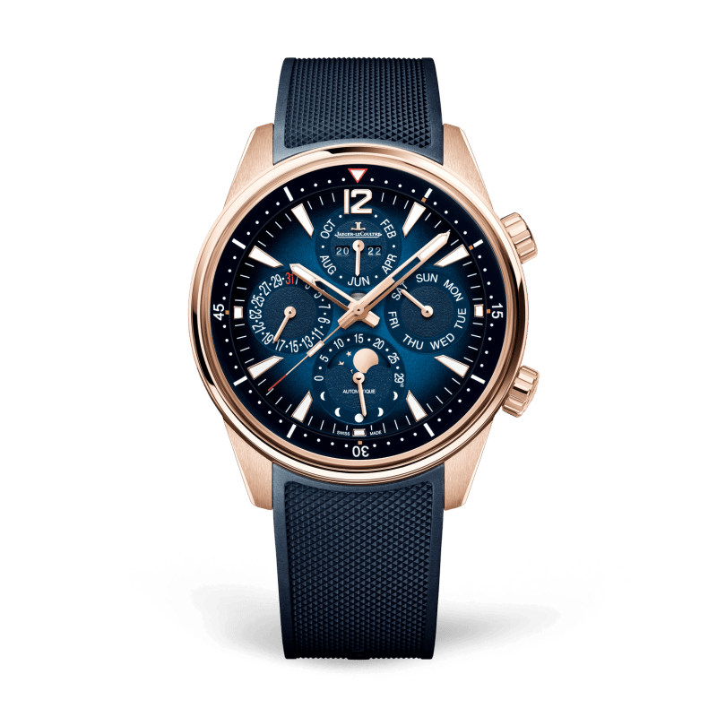 Photo of Polaris Perpetual Calendar Rose Gold Blue Dial 42mm